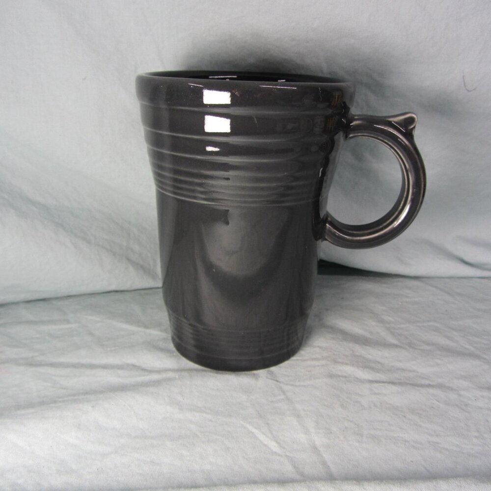 *BOGO mugs* 18 oz latte mug Fiesta Fiestaware Homer Laughlin slate grey (w2647)